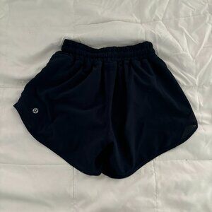 True Navy Hotty Hot Shorts 4"